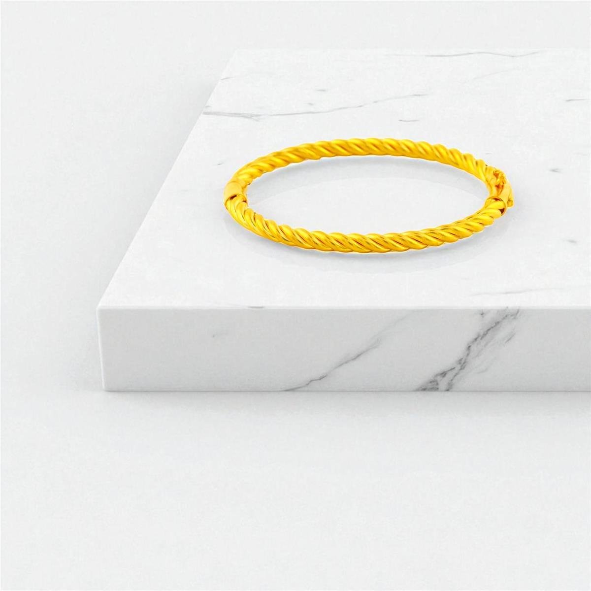 22 Ayar Altın Tasarım Bilezik  -  0194593