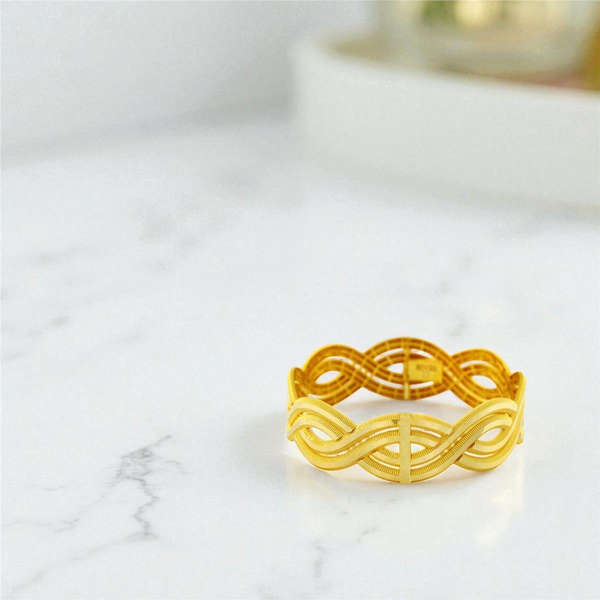 22 Ayar Altın Tasarım Bilezik  -  0199662