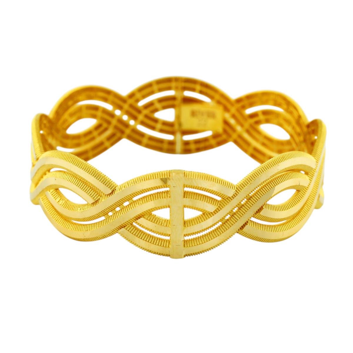 22 Ayar Altın Tasarım Bilezik  -  0199662