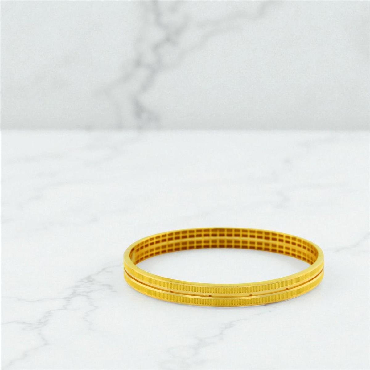 22 Ayar Altın Tasarım Bilezik  -  0199663