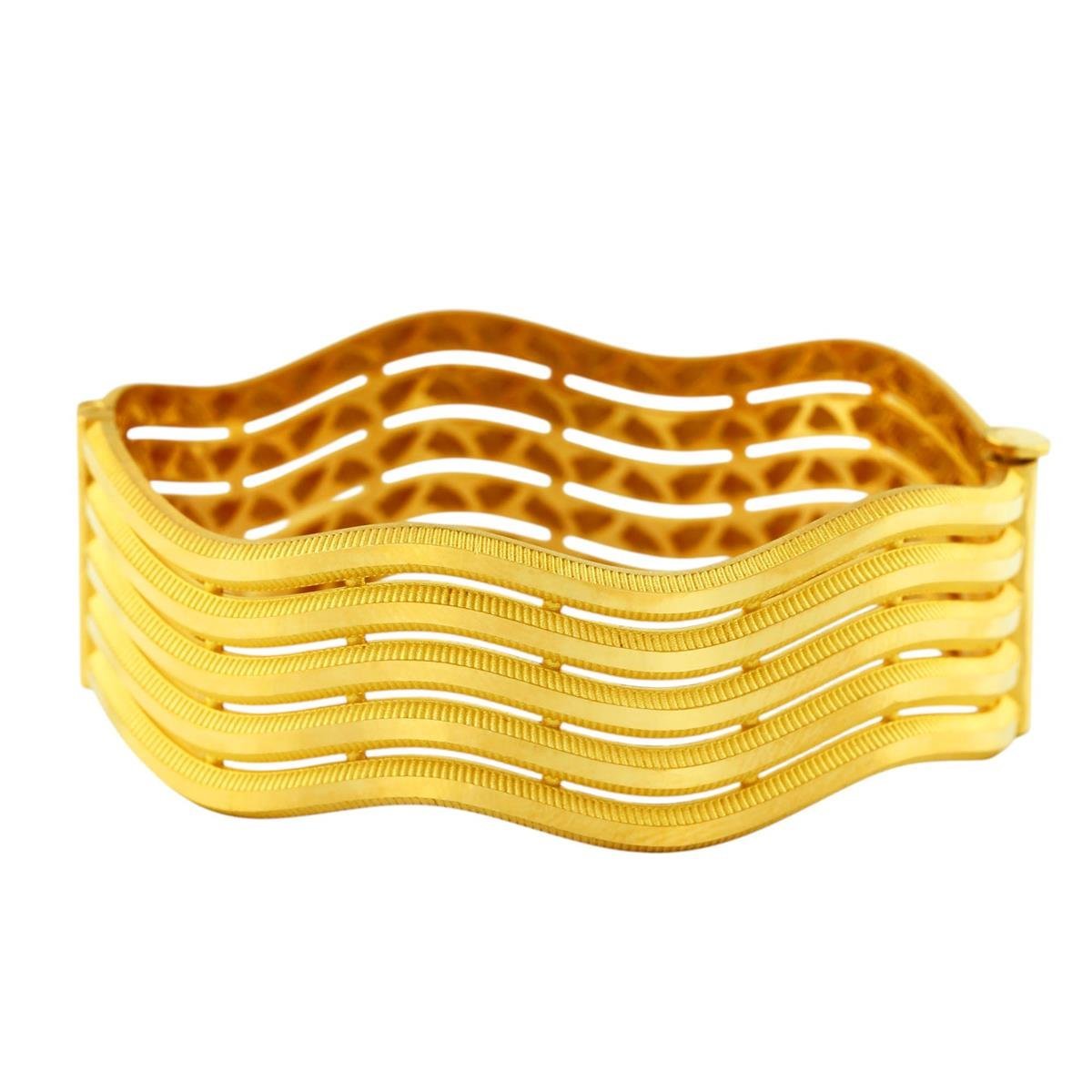 22 Ayar Altın Tasarım Bilezik  -  0199664