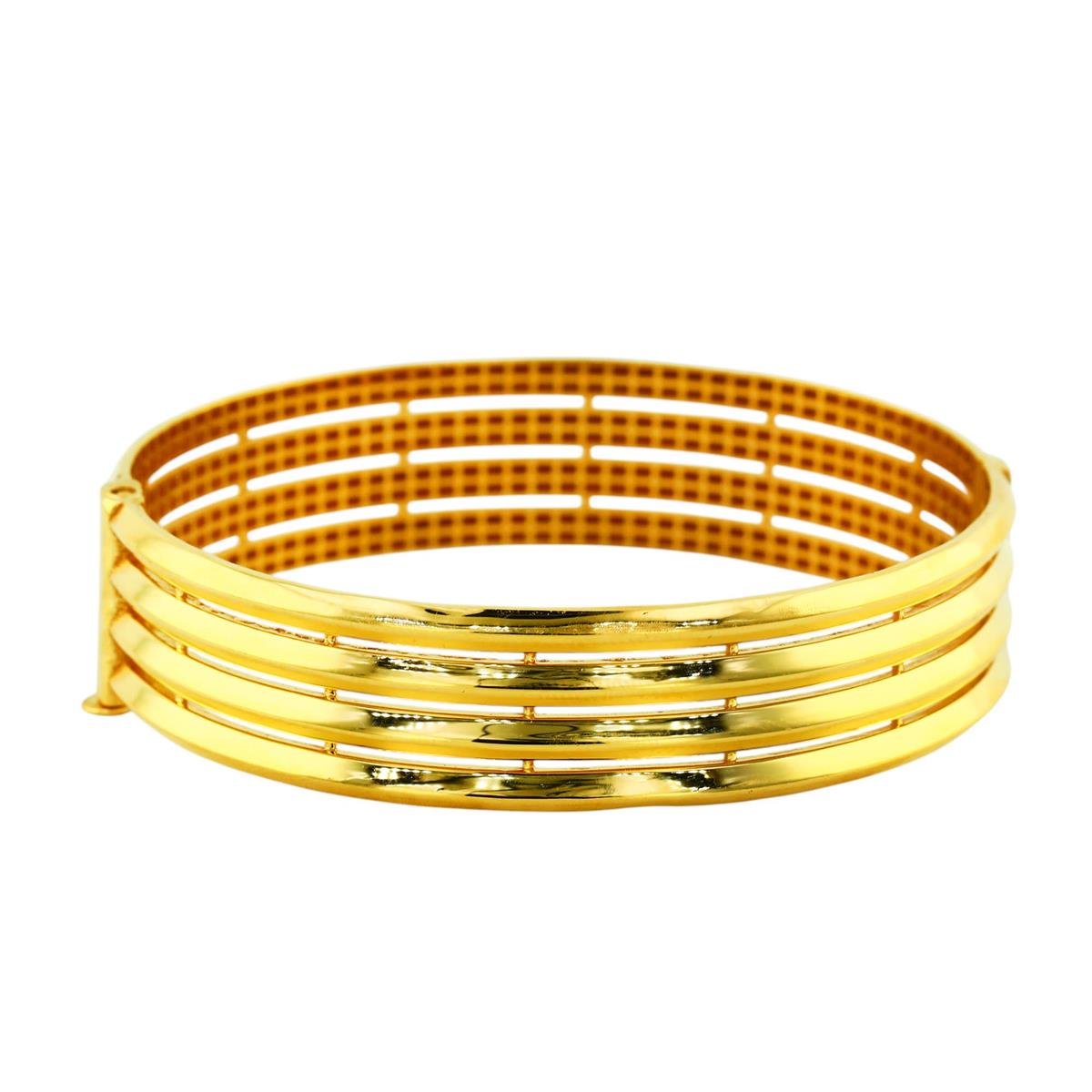 22 Ayar Altın Tasarım Bilezik  -  0199665