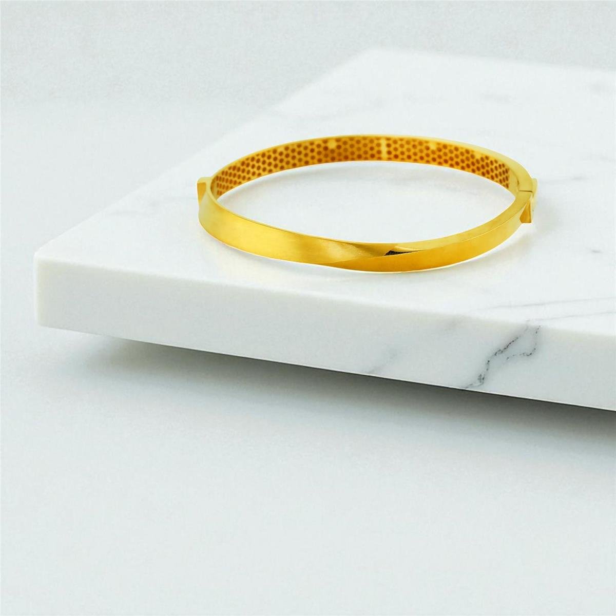 22 Ayar Altın Tasarım Bilezik  -  0199950