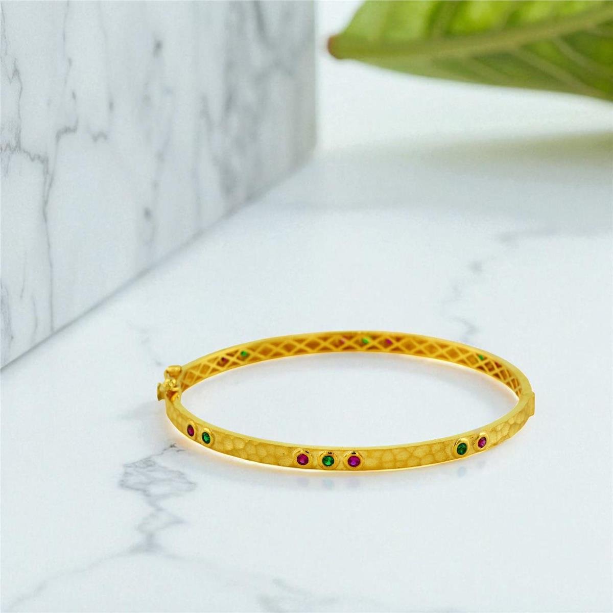 22 Ayar Altın Tasarım Bilezik  -  0199955