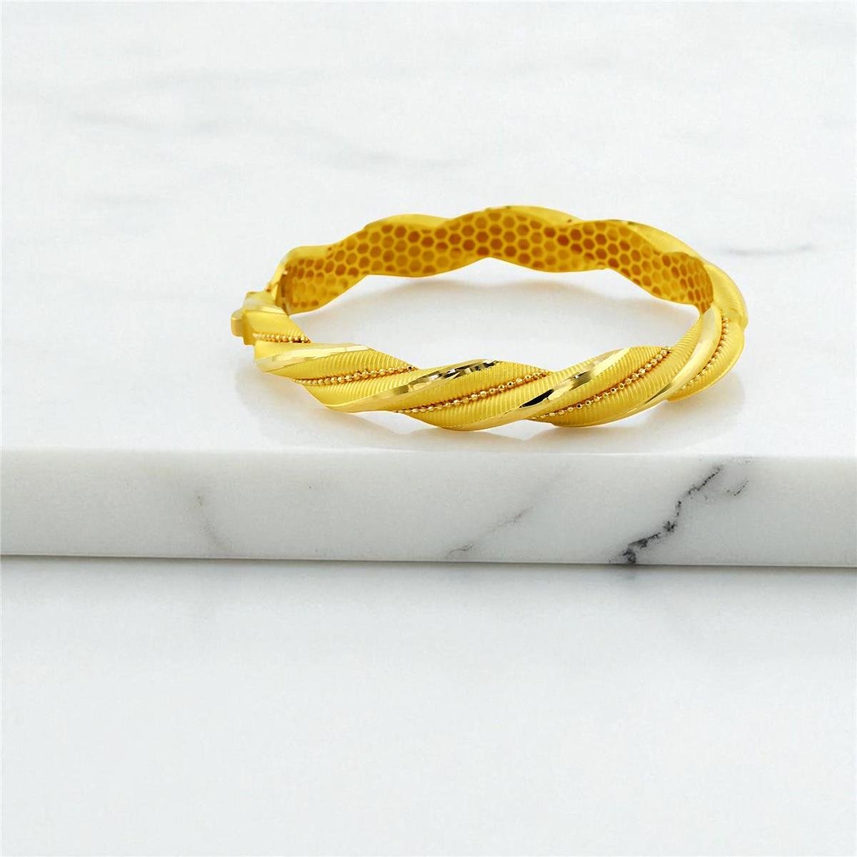 22 Ayar Altın Tasarım Bilezik  -  0199957