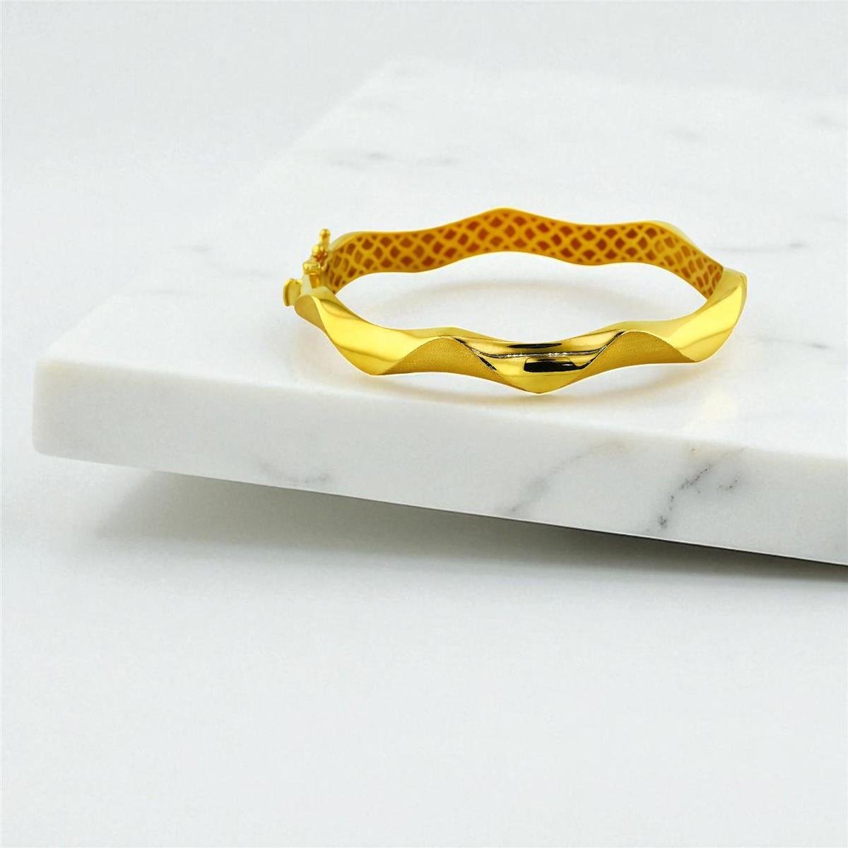 22 Ayar Altın Tasarım Bilezik  -  0199961