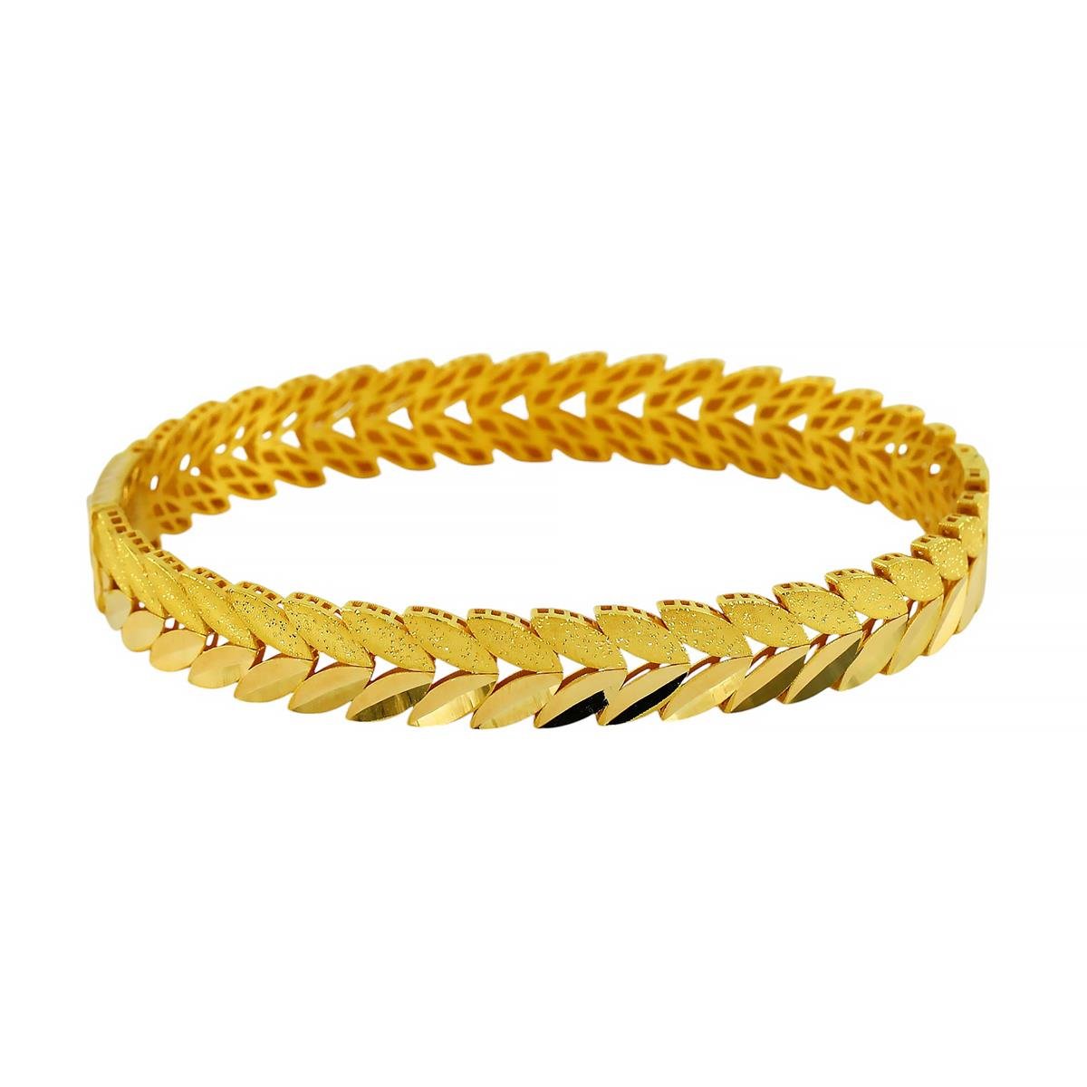 22 Ayar Altın Tasarım Bilezik  -  0199967