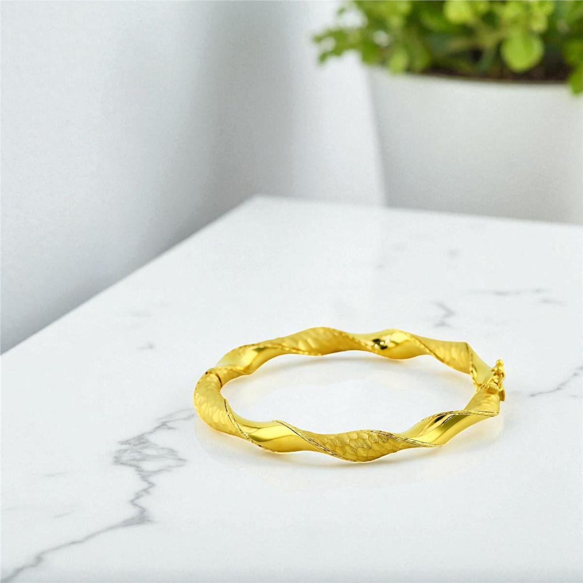 22 Ayar Altın Tasarım Bilezik  -  0199974