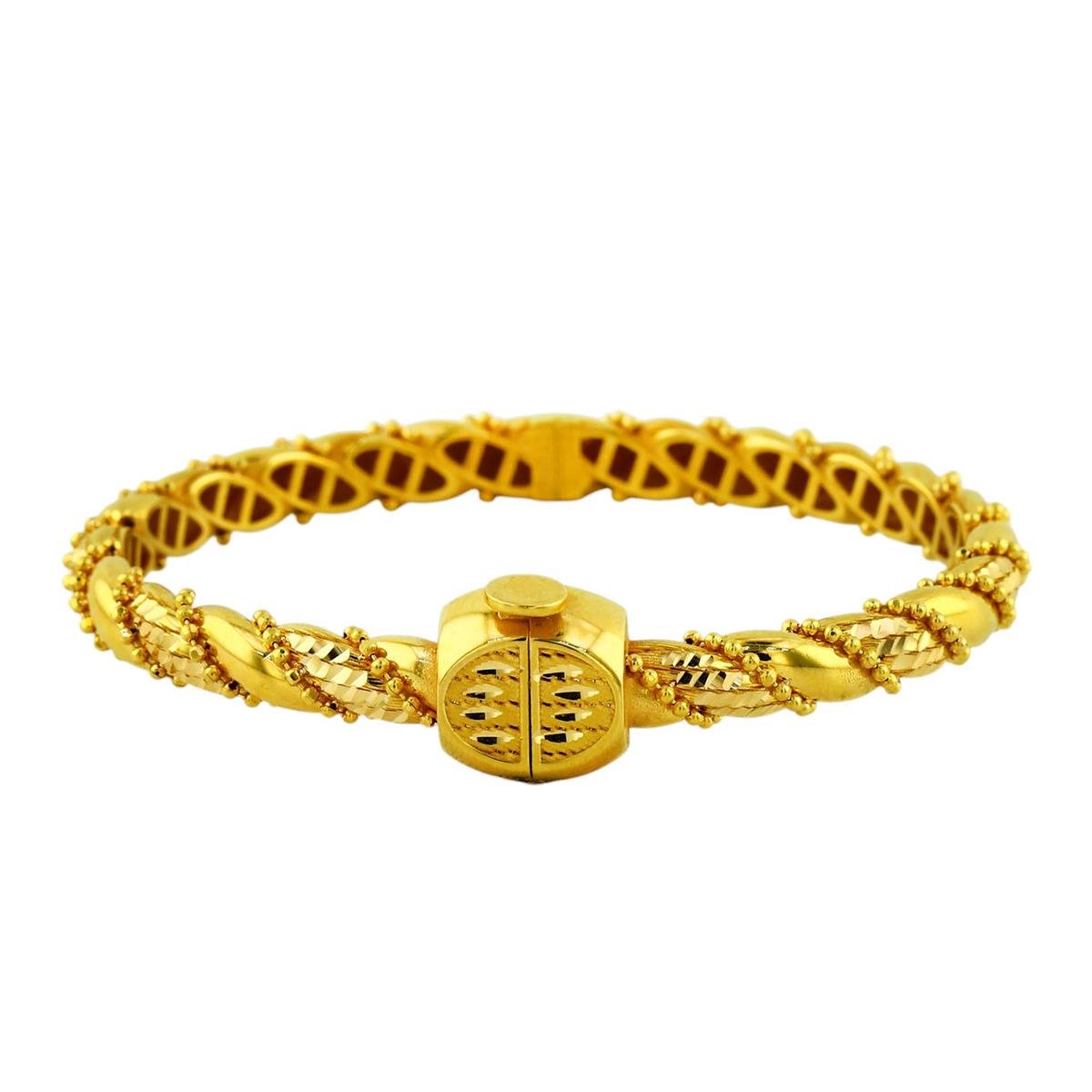 22 Ayar Altın Tasarım Bilezik  -  0199984