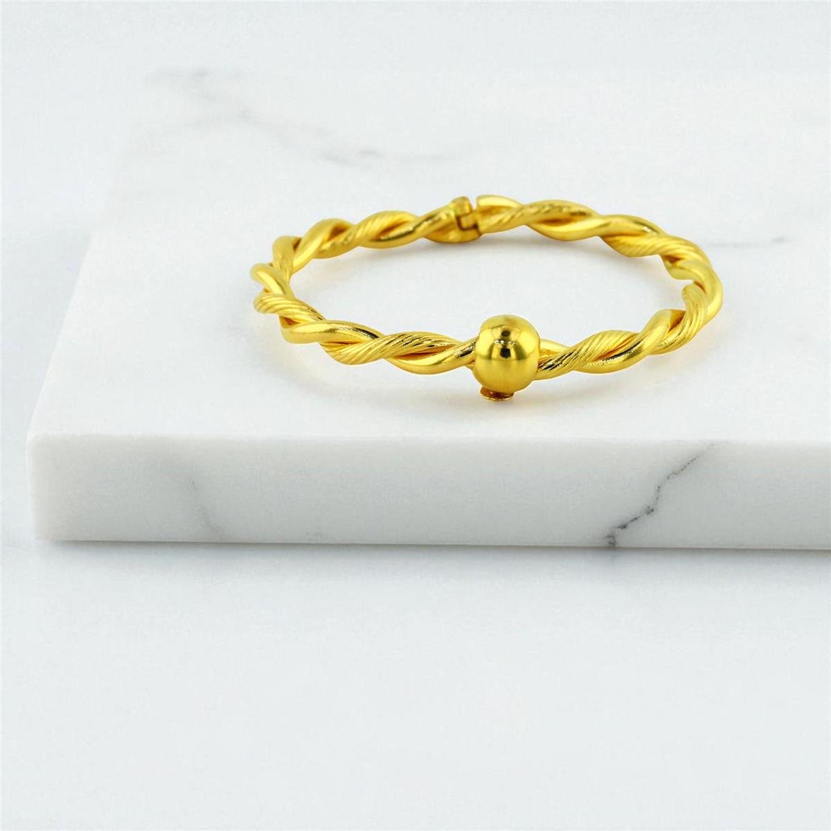 22 Ayar Altın Tasarım Bilezik  -  0200035