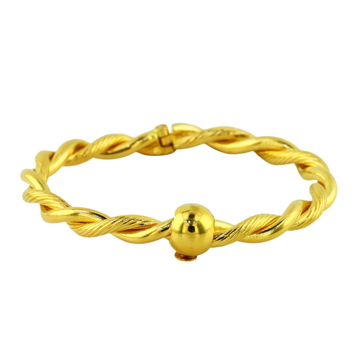 22 Ayar Altın Tasarım Bilezik  -  0200035