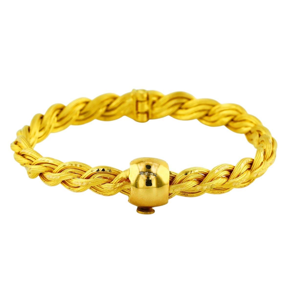 22 Ayar Altın Tasarım Bilezik  -  0200036