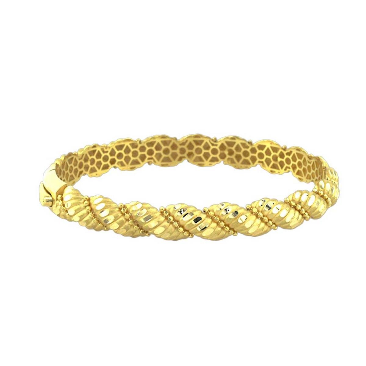 22 Ayar Altın Tasarım Bilezik  -  KY39642