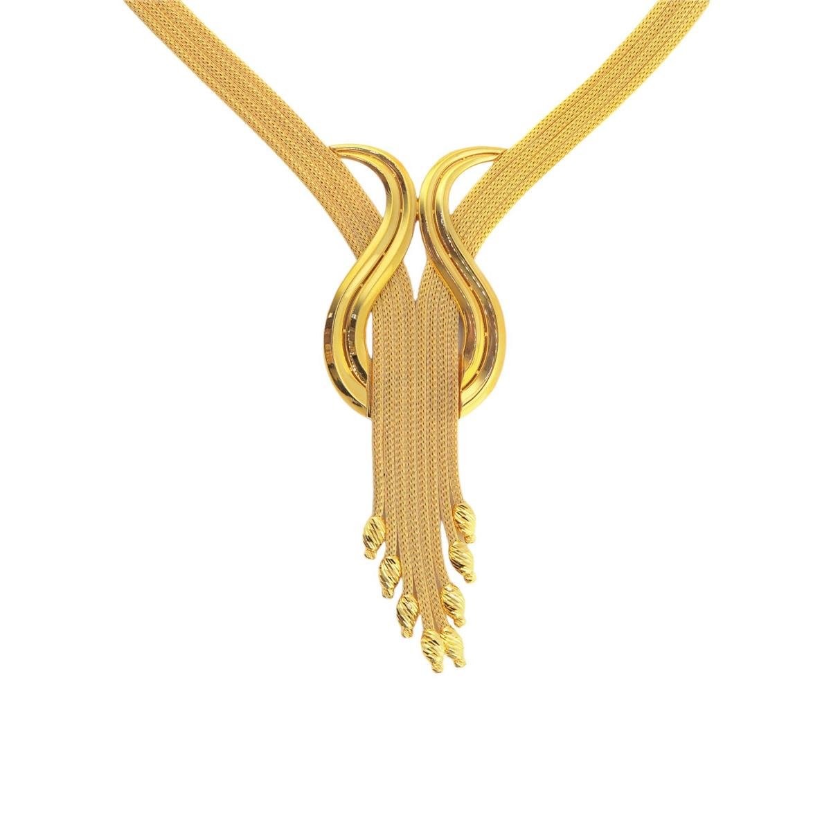 22 Ayar Altın Tasarım Gerdanlık  -  0182198