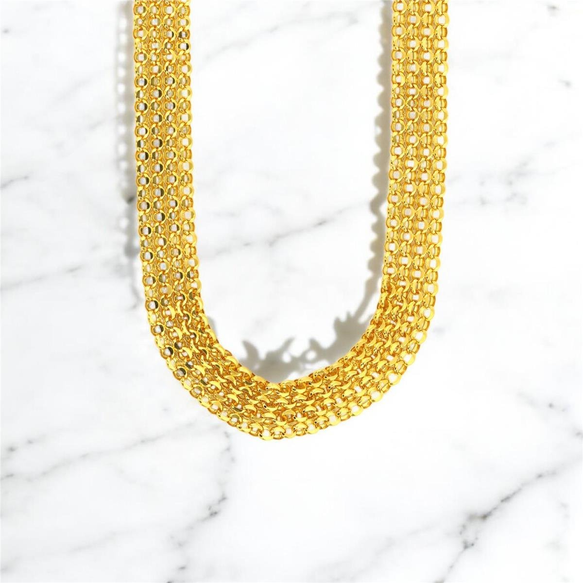 22 Ayar Altın Tasarım Gerdanlık  -  0193622