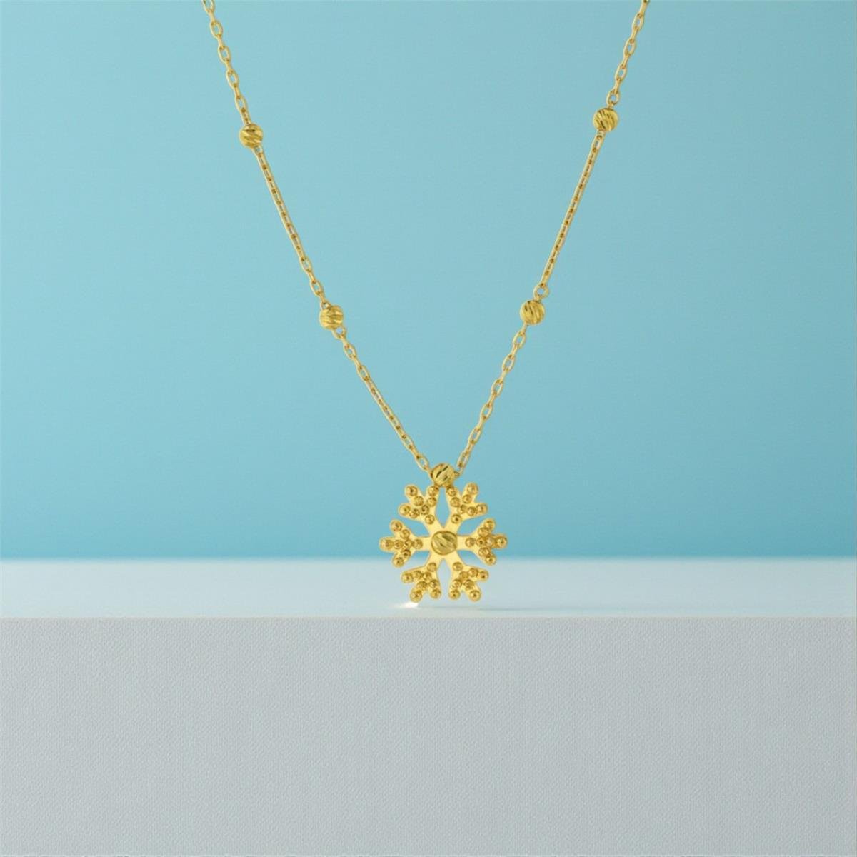 22 Ayar Altın Tasarım Kolye  -  K223304