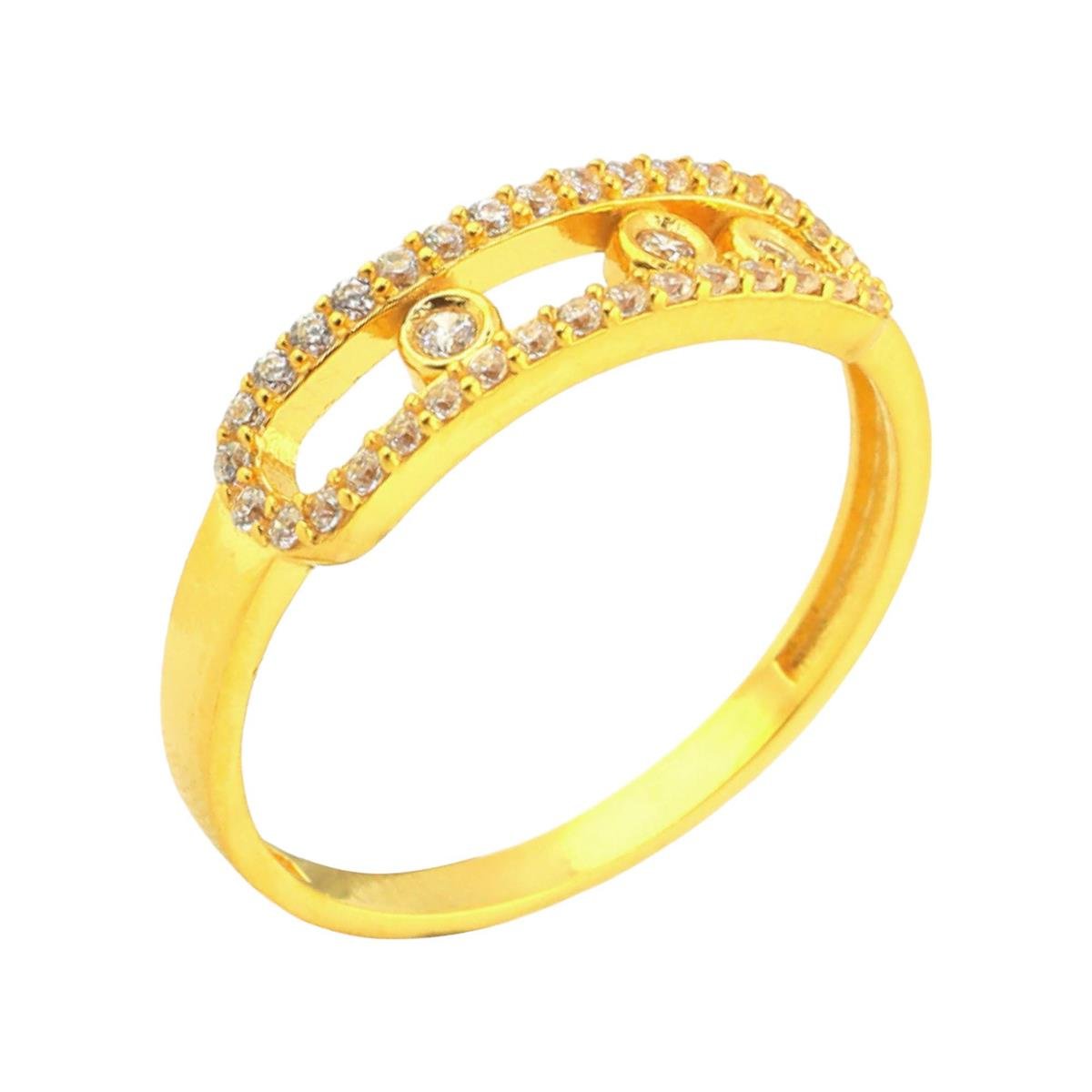 22 Ayar Altın Tasarım Yüzük  -  0180544