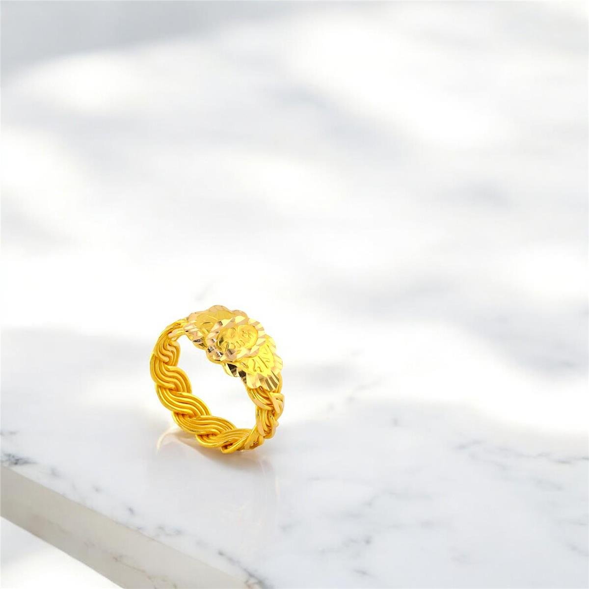 22 Ayar Altın Tasarım Yüzük  -  0191770