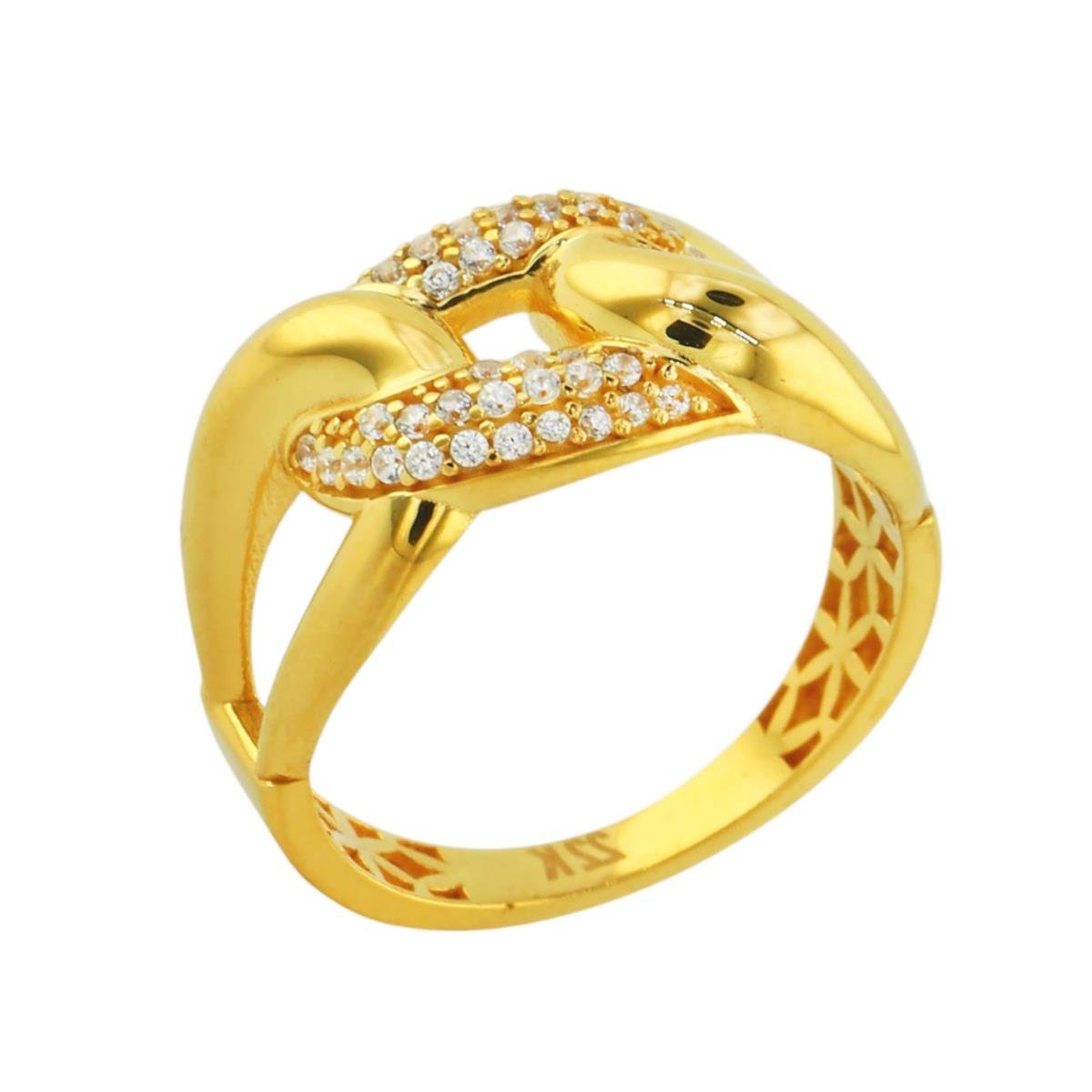 22 Ayar Altın Tasarım Yüzük  -  0196850
