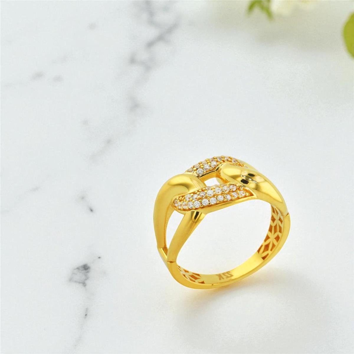 22 Ayar Altın Tasarım Yüzük  -  0196850