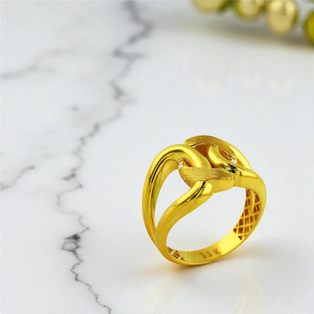 22 Ayar Altın Tasarım Yüzük  -  0199987