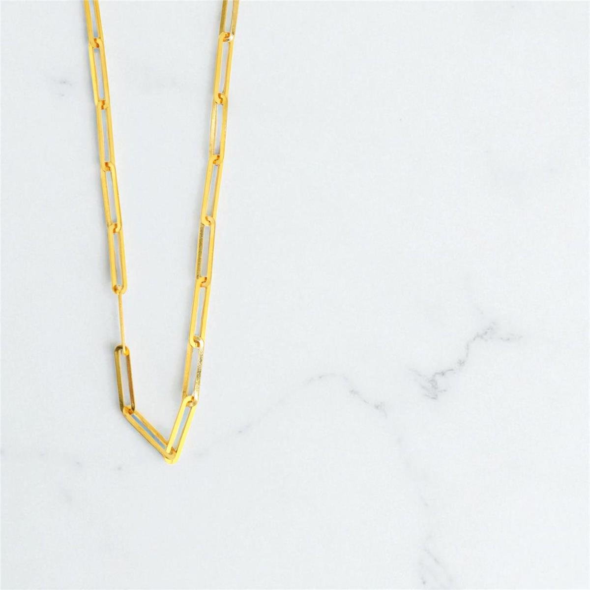 22 Ayar Altın Tasarım Zincir  -  0196882