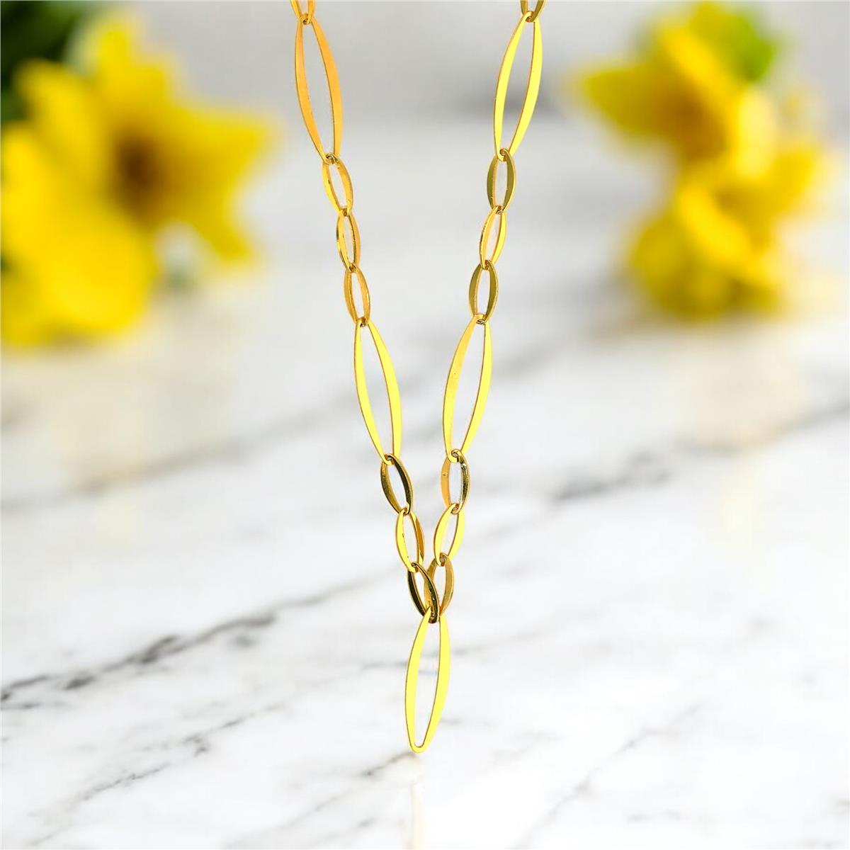 22 Ayar Altın Tasarım Zincir  -  0201209