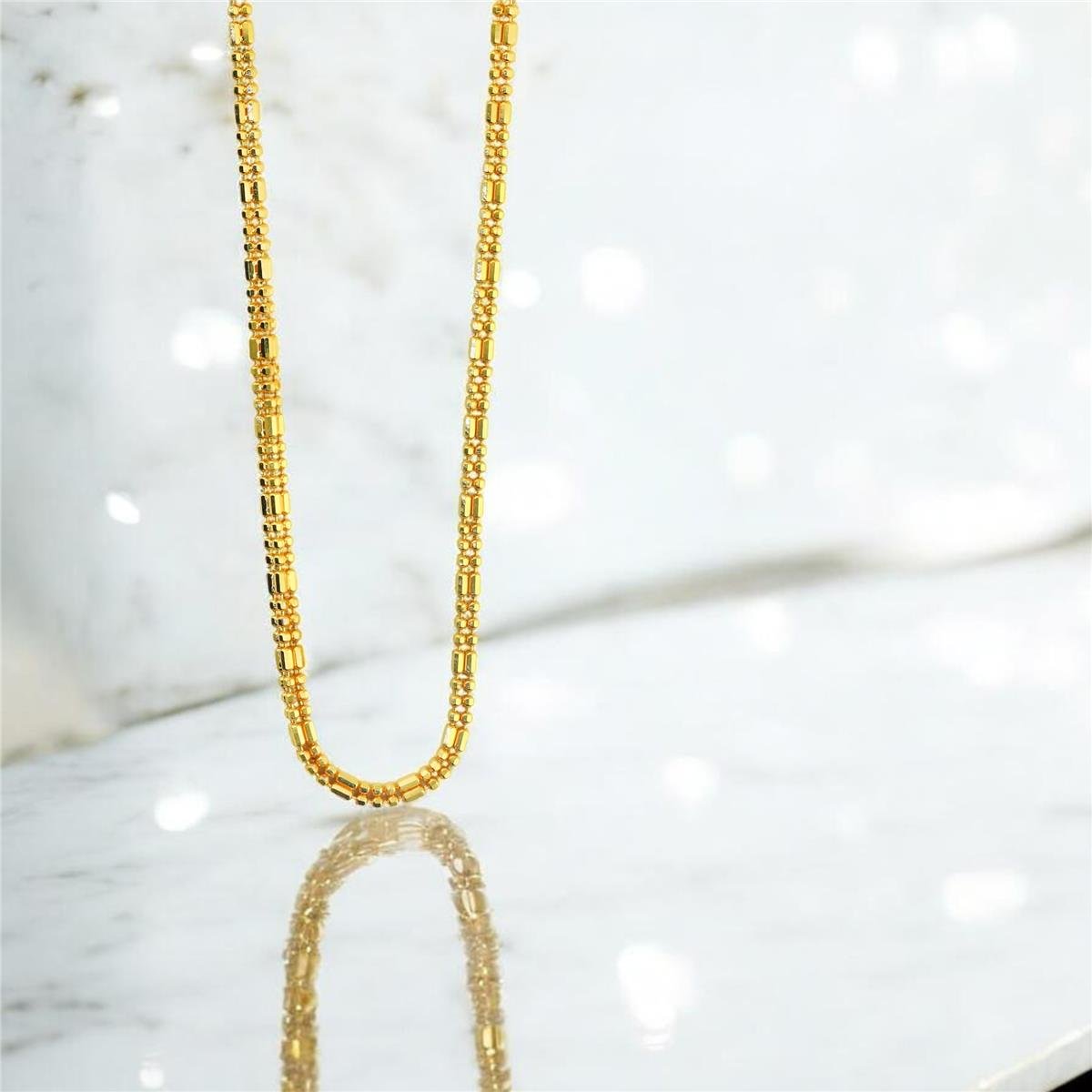 22 Ayar Altın Tasarım Zincir  -  0201834