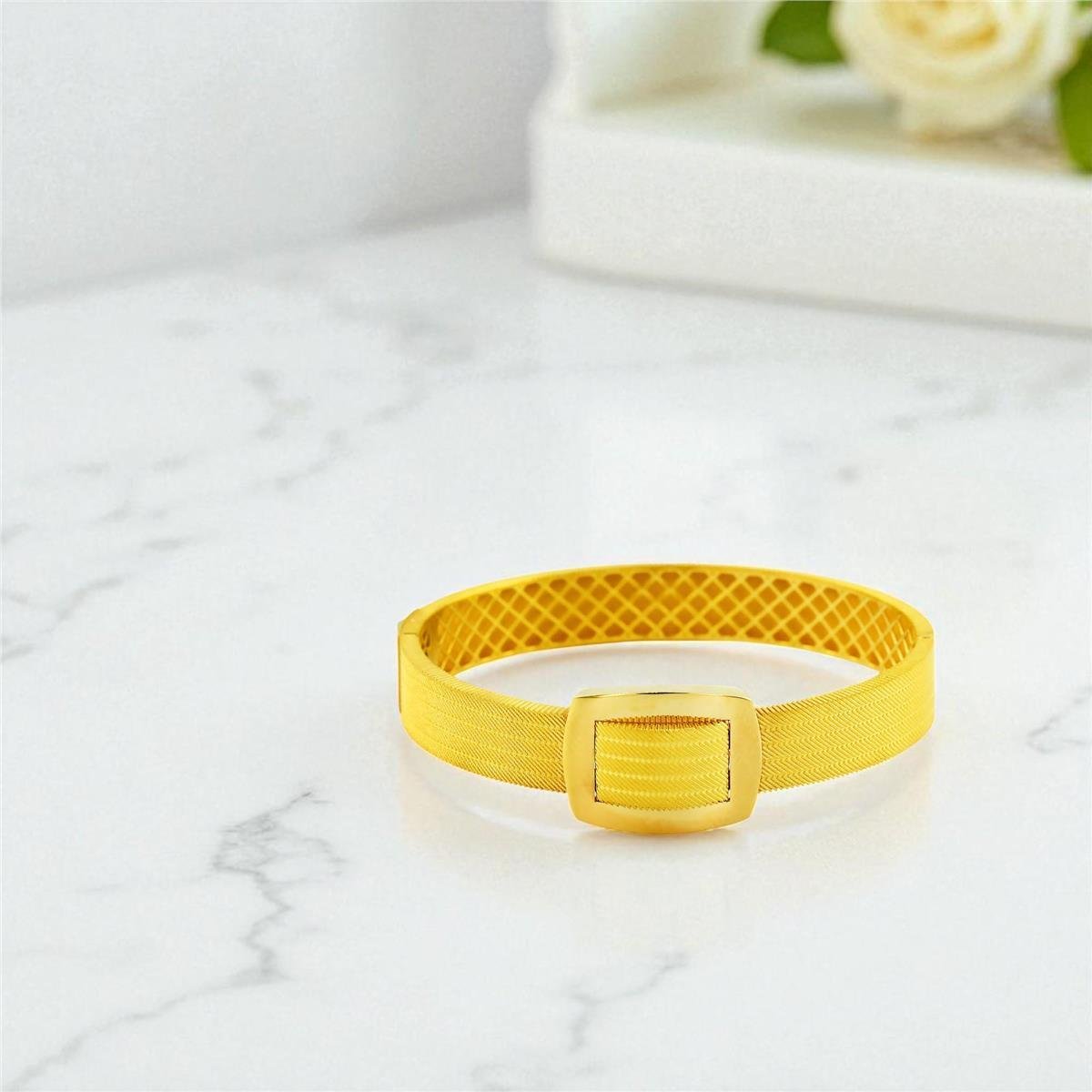 22 Ayar Altın Trabzon Hasırı Bilezik  -  0199956