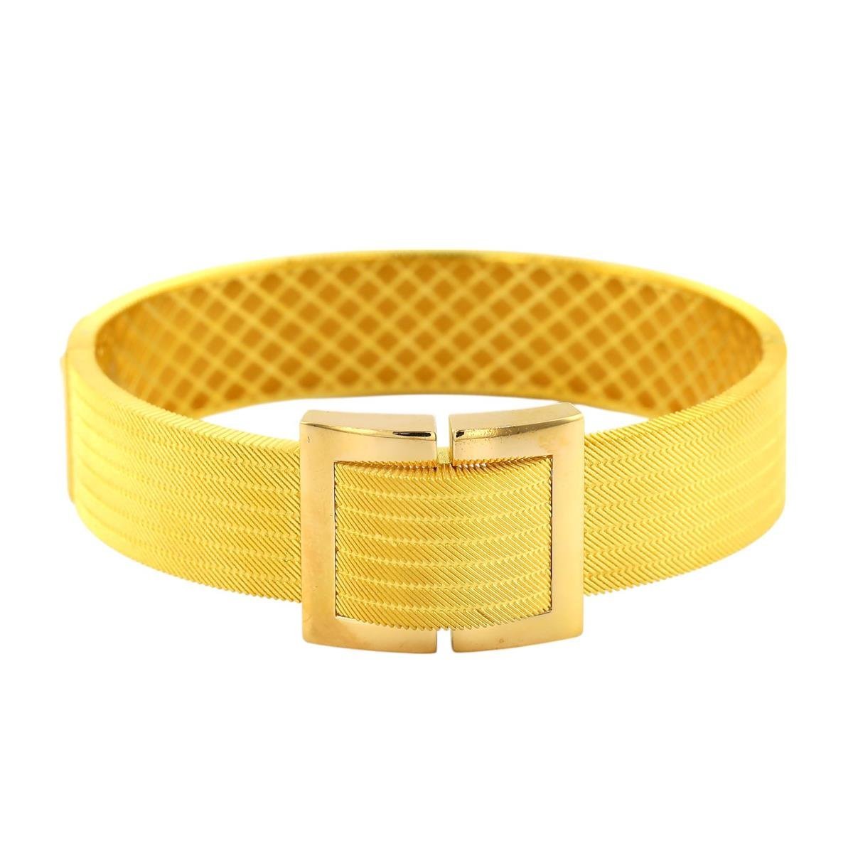 22 Ayar Altın Trabzon Hasırı Bilezik  -  0193626