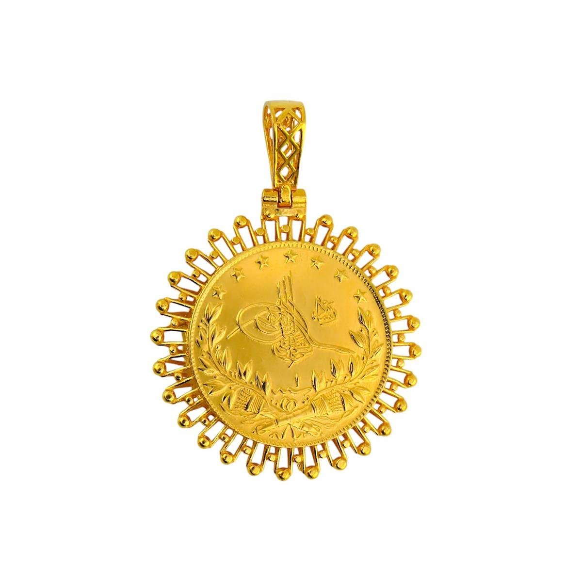 22 Ayar Altın Turalı Kolye Ucu  -  0191813