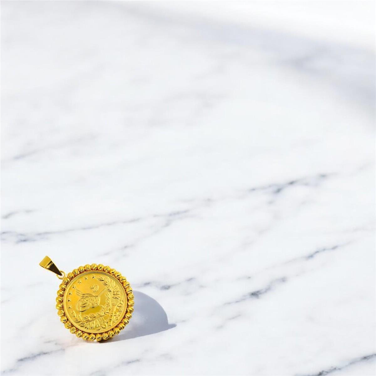 22 Ayar Altın Turalı Kolye Ucu  -  0191814