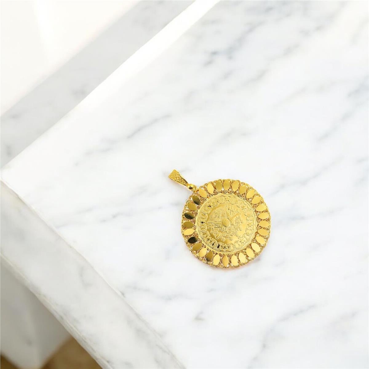 22 Ayar Altın Turalı Kolye Ucu  -  0196405