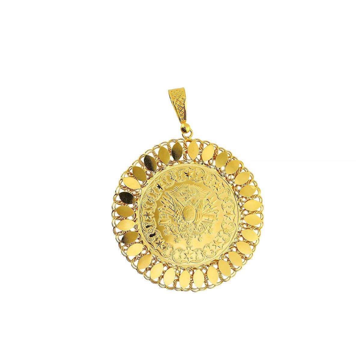 22 Ayar Altın Turalı Kolye Ucu  -  0196405