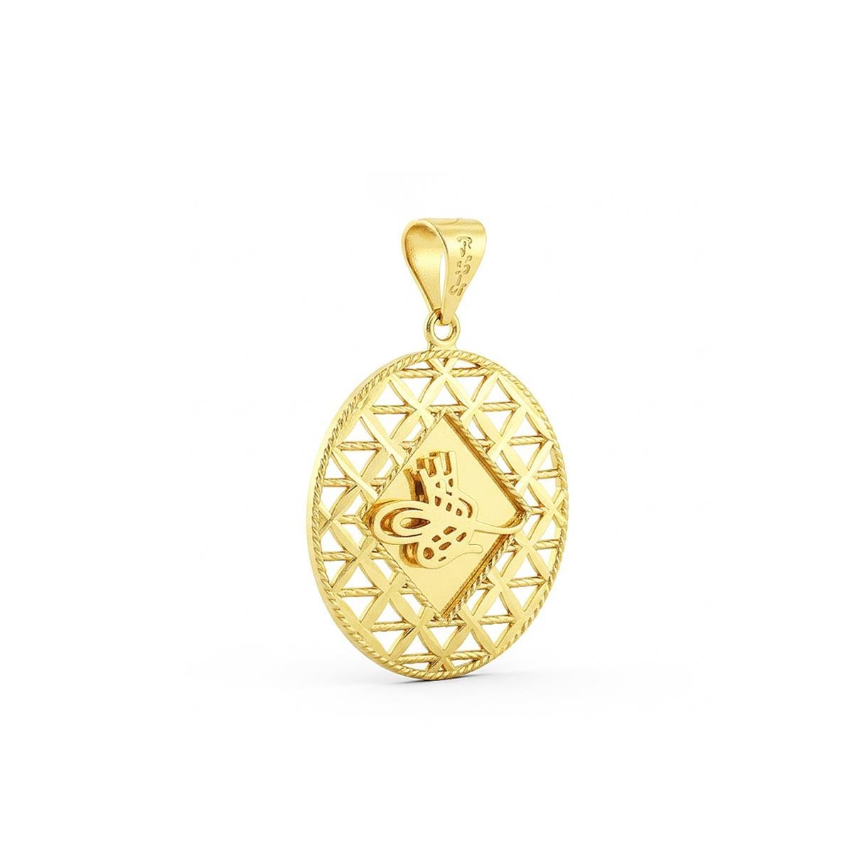 22 Ayar Altın Turalı Kolye Ucu  -  KY40473