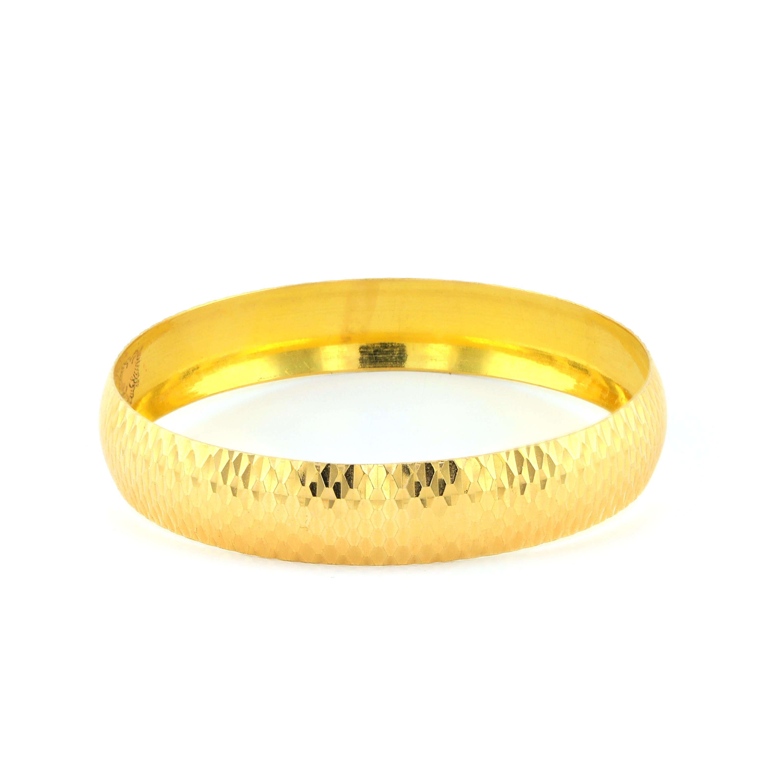 22 Ayar CNC Bilezik - 1663-CNC1700