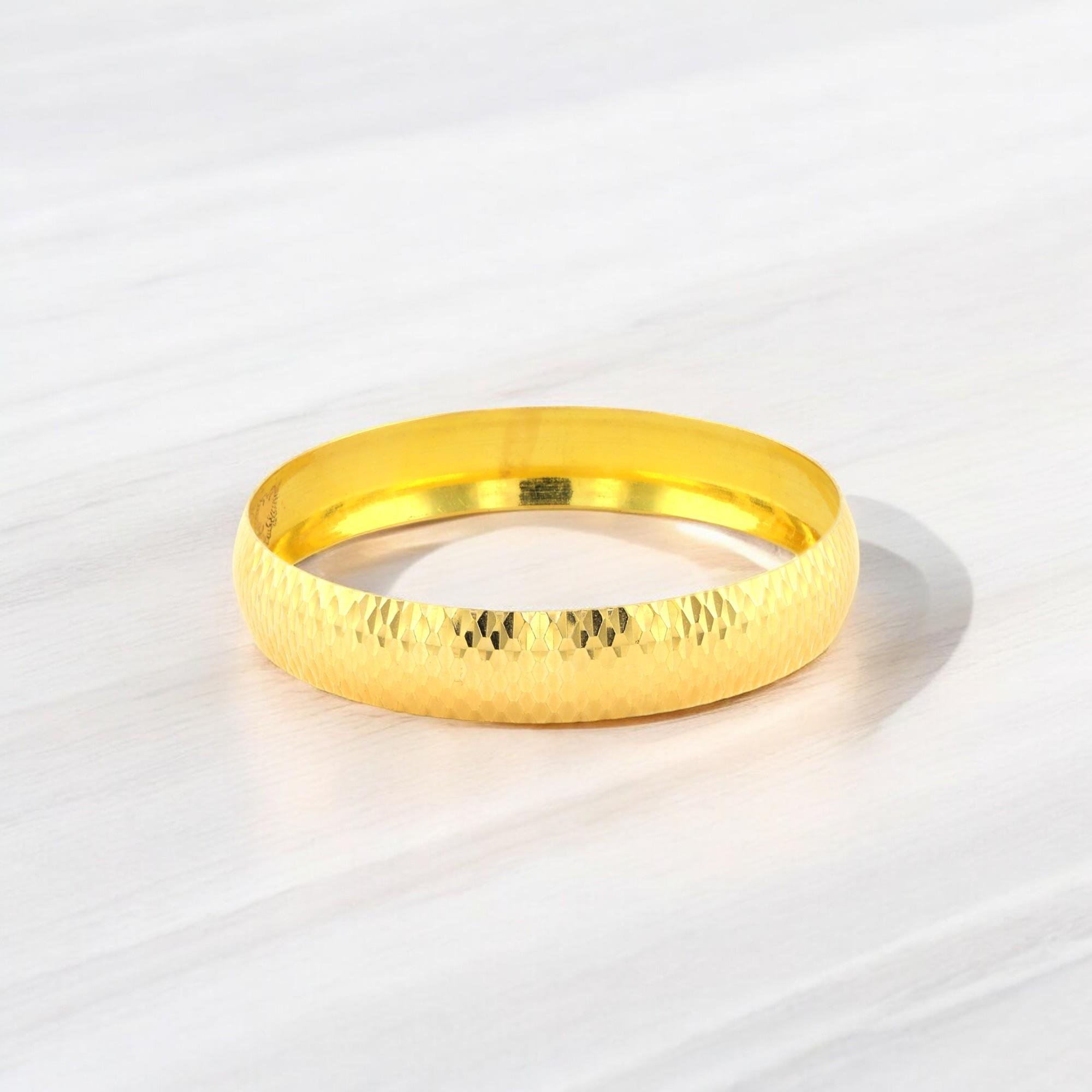 22 Ayar CNC Bilezik - 1663-CNC1700