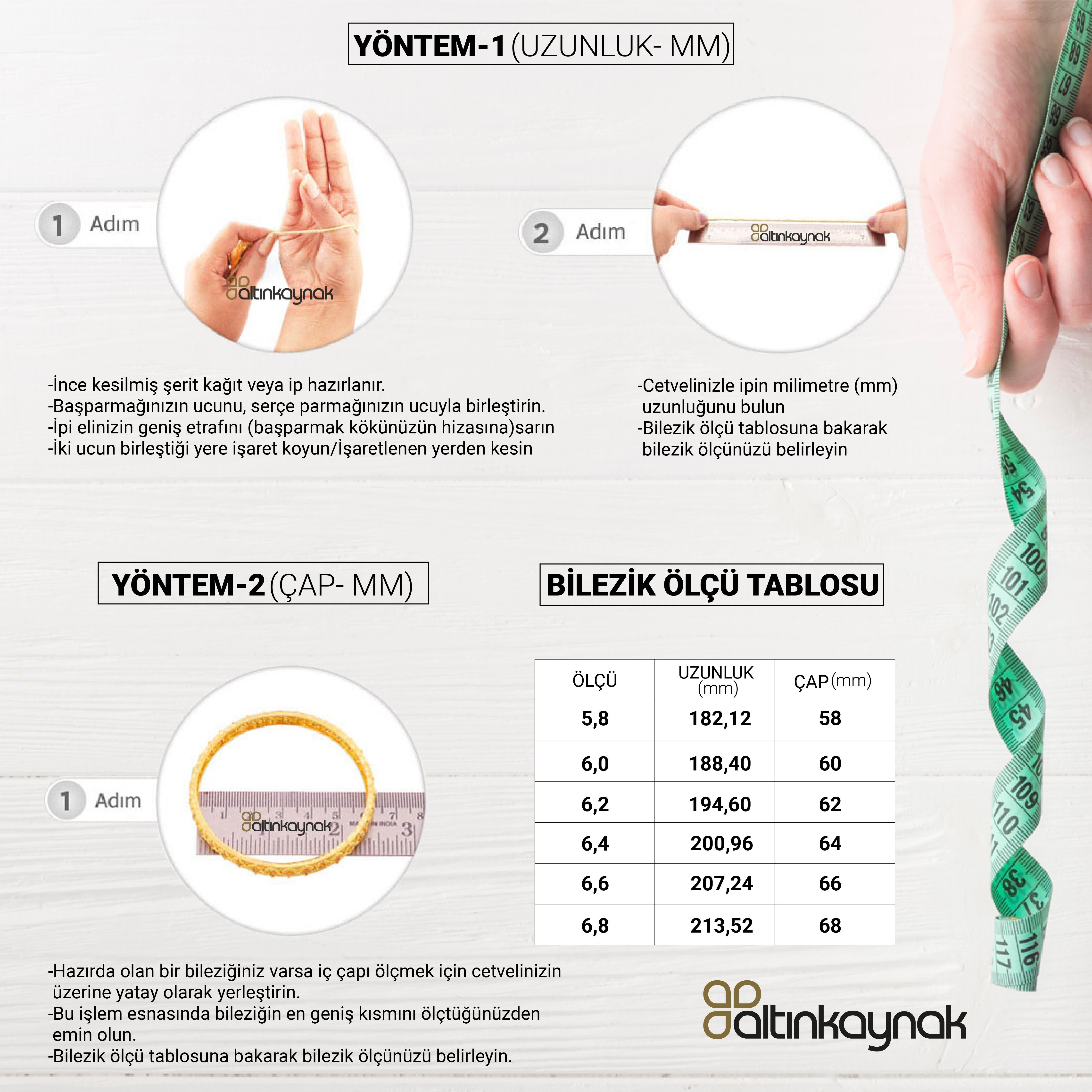 22 Ayar Diba Tamtur Bilezik - TAM1000