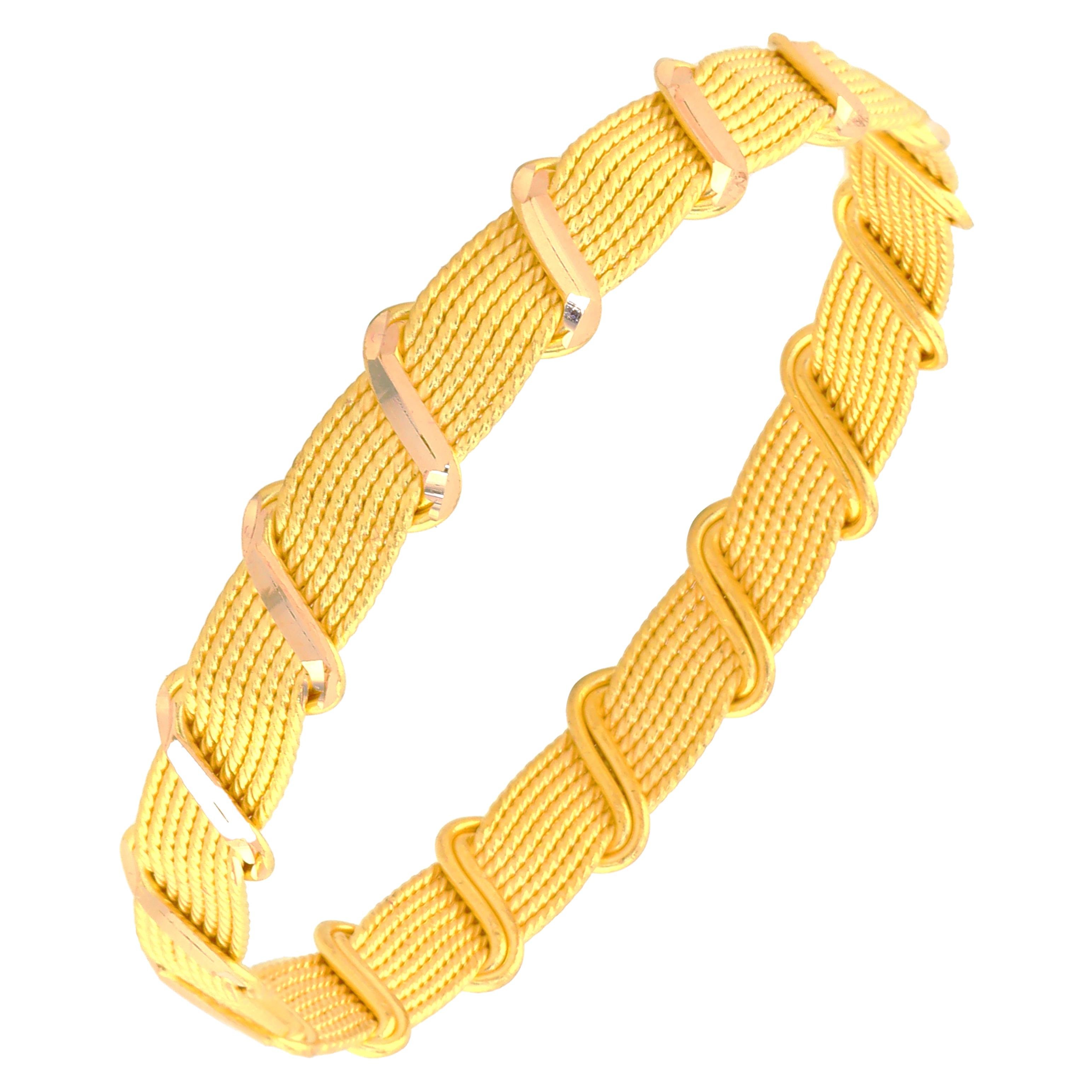 22 Ayar Örgü Bilezik - SRM-2000