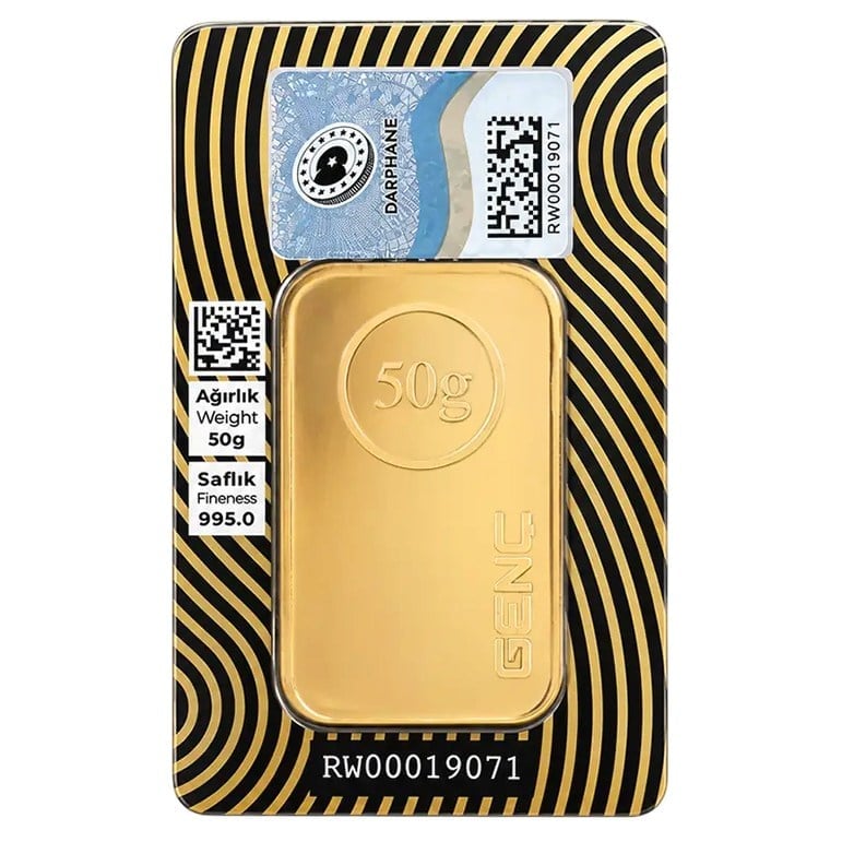 50gr 24 Ayar Gram Altın 