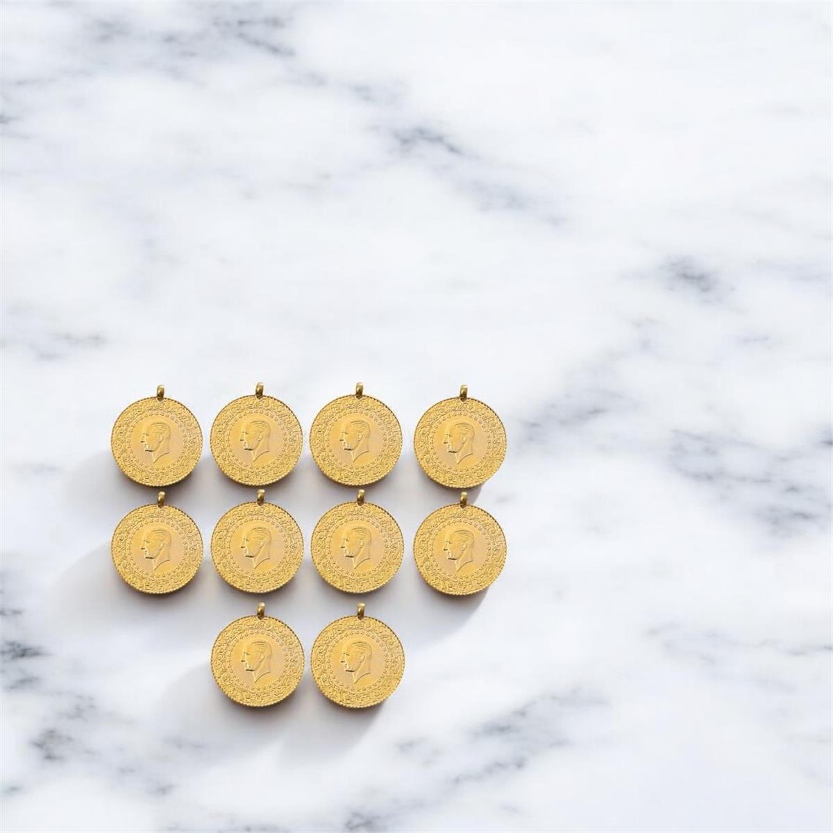 Eski Tarihli 10 Adet Çeyrek Altın