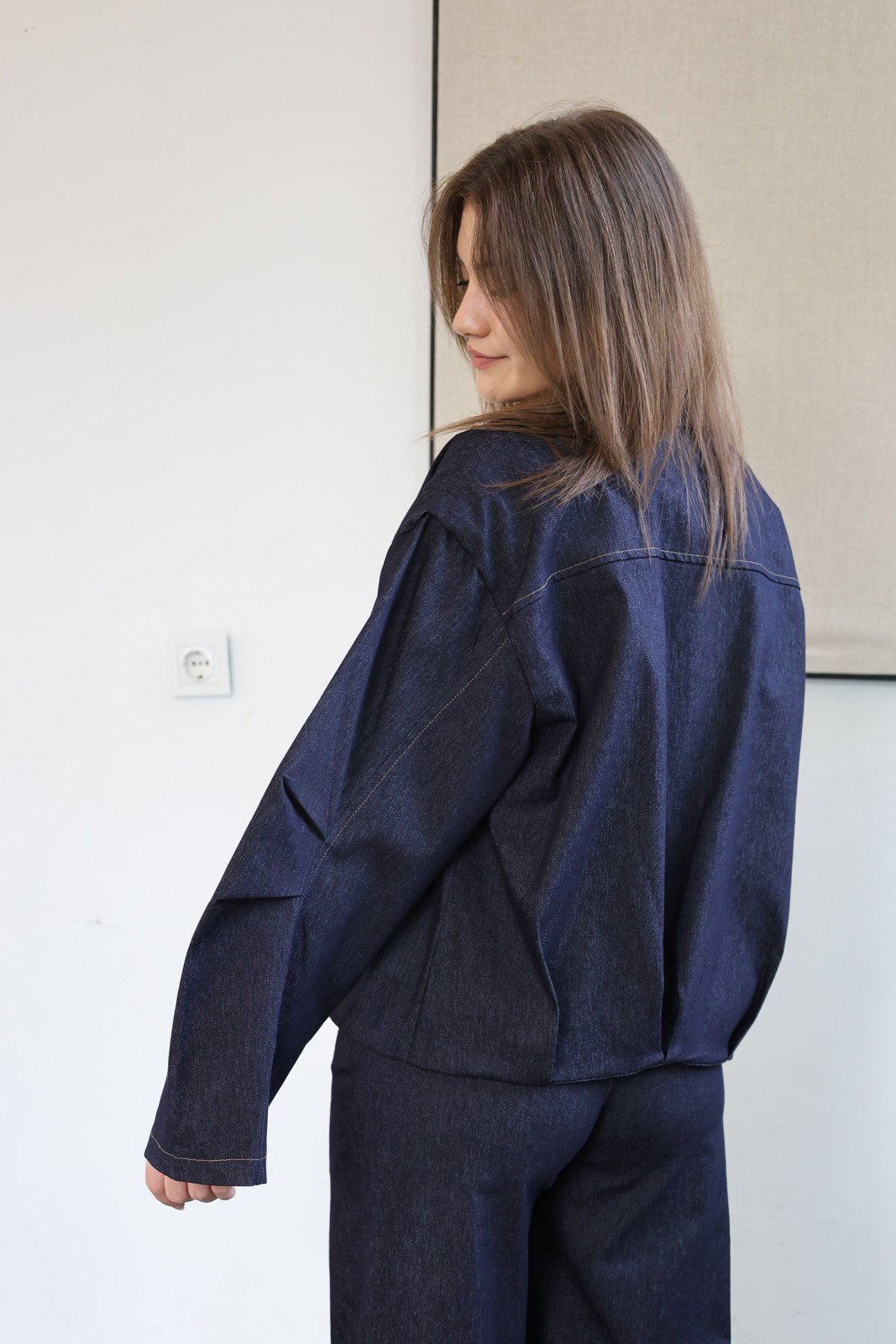 Denim  Bomber Ceket Pantolon Takım