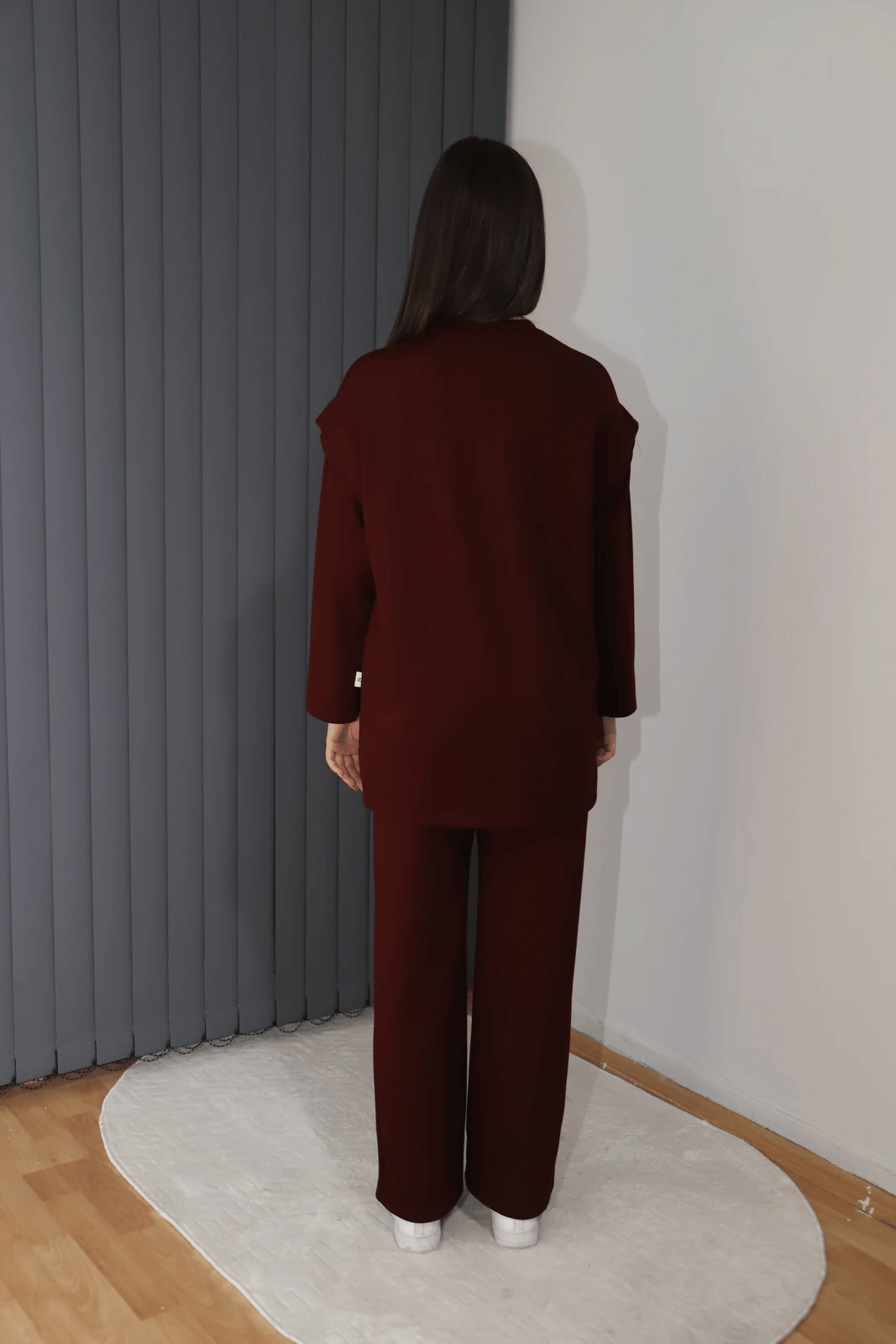 Kol Detaylı Oysho Takım - Bordo
