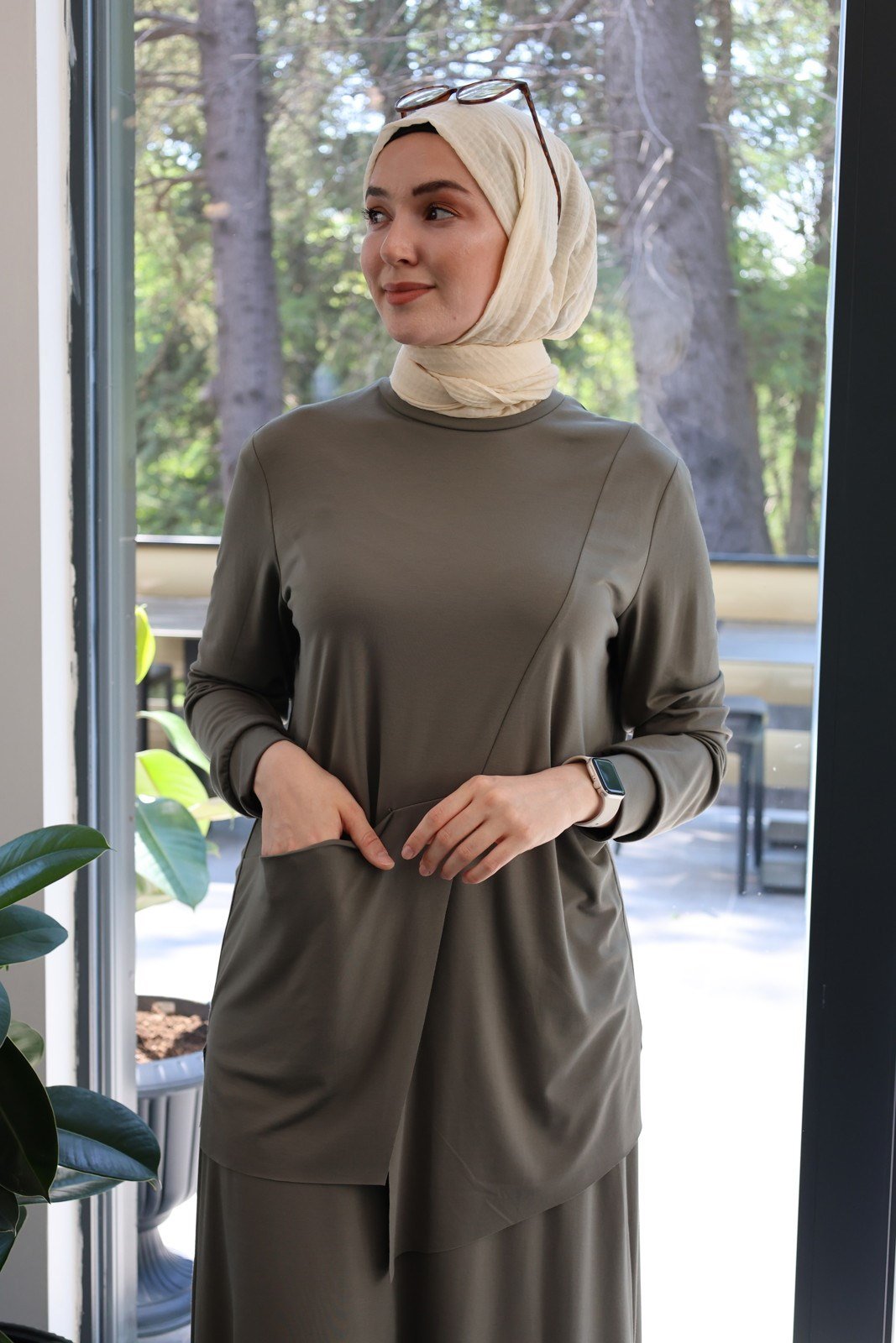 Lina Etek Takım - Haki