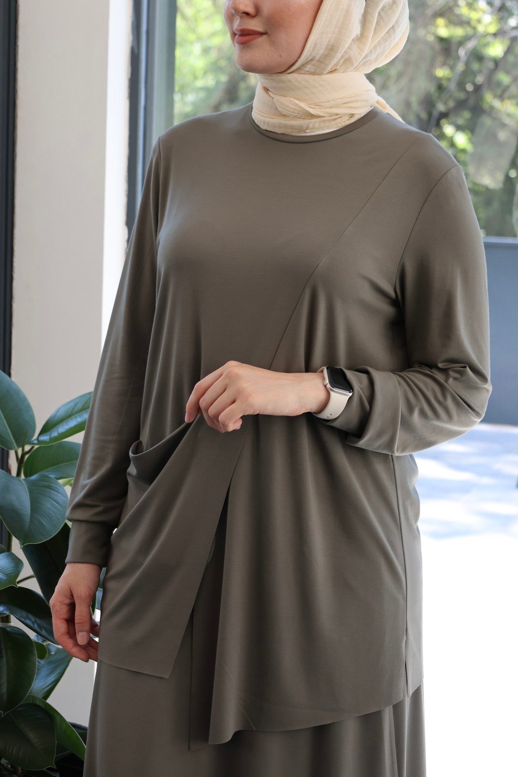 Lina Etek Takım - Haki