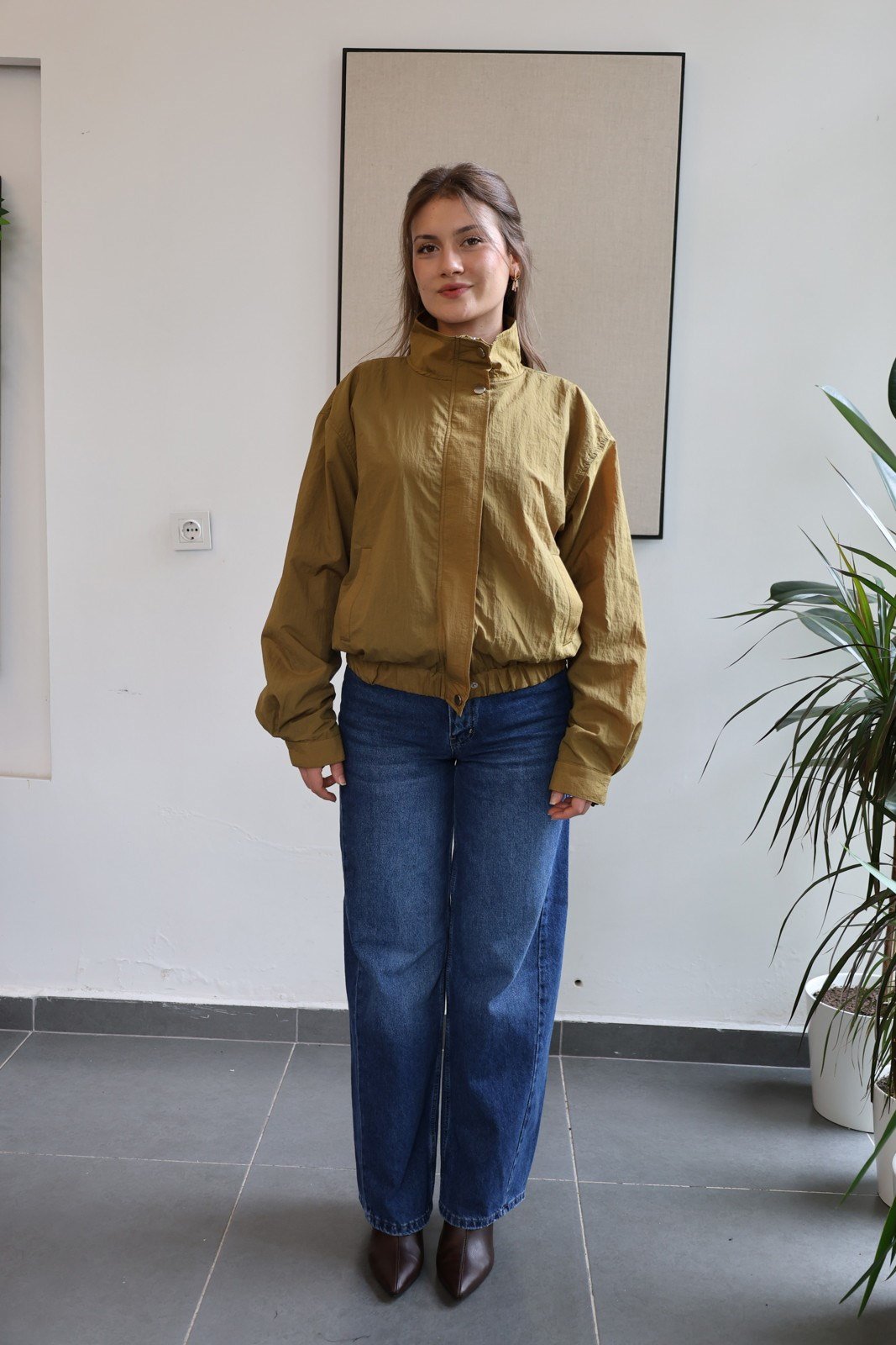 Paraşüt Kumaş Mevsimlik Mont