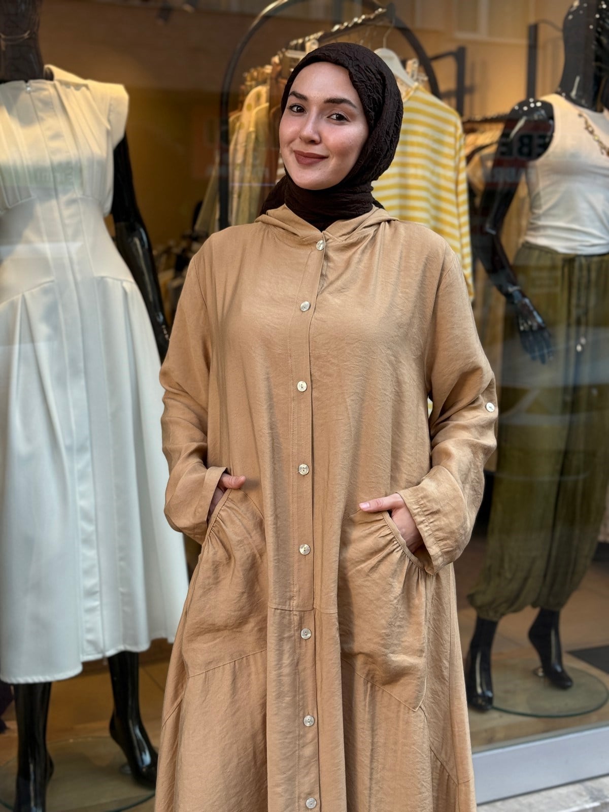 Tasarım Kupra Kap - Camel