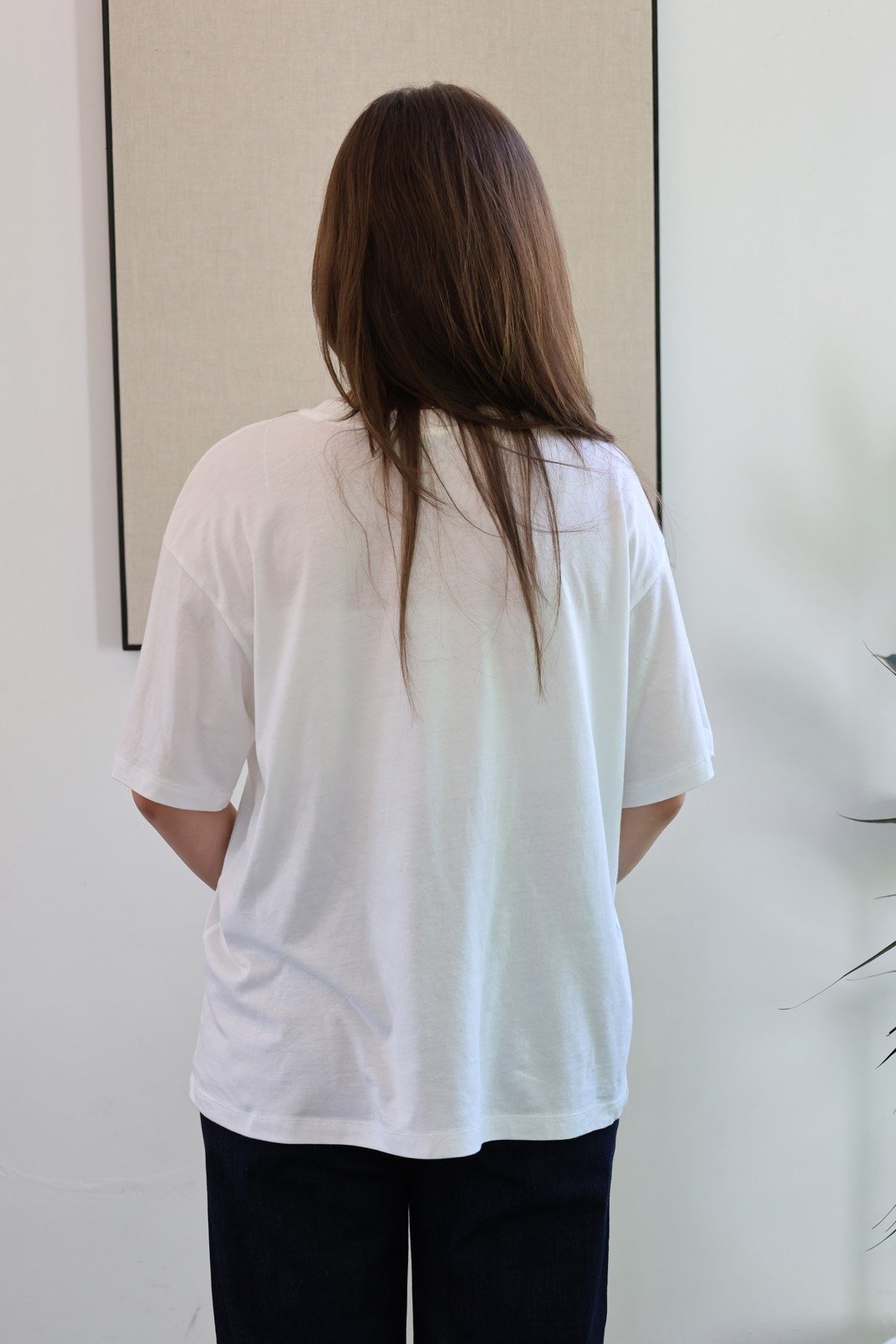 Zımba Taş Detay Tshirt - Beyaz