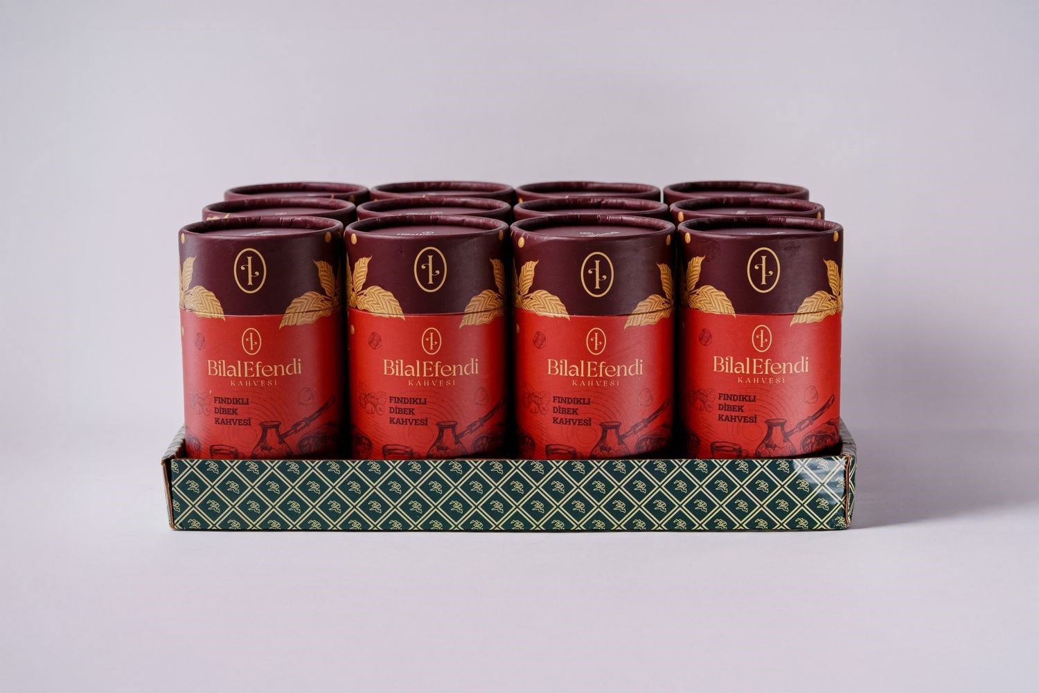 Bilal Efendi - Fındıklı Dibek Kahvesi 250g - Kutu 12 Paket