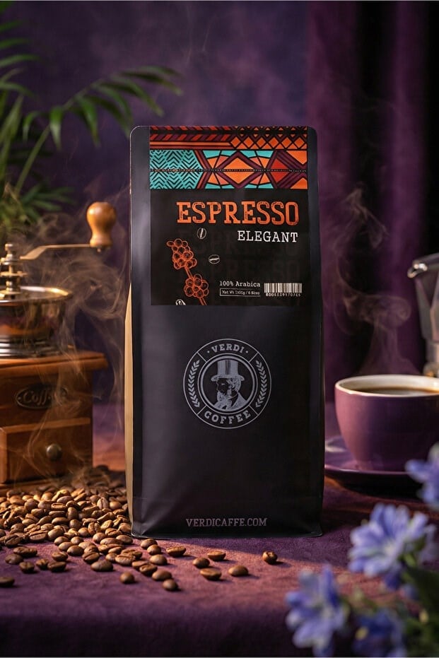 Espresso Elegant Coffee Beans 1 Kg – Dark Roast %100 Arabica